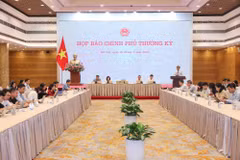 Panorama de la conférence de presse. Photo: baochinhphu