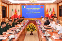 Panorama du 5ᵉ Dialogue sur la politique de défense entre le Vietnam et l'Italie. Photo: VNA