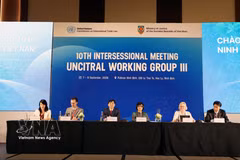 Délégués à la 10e réunion intersessionnelle du Groupe de travail III. Photo: VNA