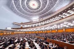 La troisième session du 14e Comité national de la Conférence consultative politique du peuple chinois (CCPPC), le 4 mars 2025. Photo : Xinhua
