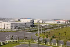 Hung Yen privilégie le développement de parcs éco-industriels et de parcs industriels intelligents répondant aux normes de neutralité carbone. Photo : VNA