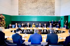 Entretien entre la vice-présidente du Vietnam, Vo Thi Anh Xuân, et le président du Bundesrat (Conseil fédéral allemand), Bodo Ramelow. Photo: VNA