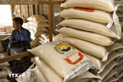 Un magasin de riz en Thaïlande. Photo: VNA