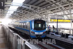 Hô Chi Minh-Ville prévoit de développer un réseau de métro comprenant 27 lignes s'étendant sur plus de 1 000 km. Photo : VNA