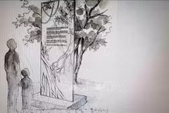 Une stèle à la mémoire des victimes de l'agent orange/dioxine, sera installée au parc Choisy, dans le 13e arrondissement de Paris. Photo: VNA