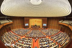Séance d'ouverture de la 10e session de la 15e législature de l'Assemblée nationale. Photo : VNA