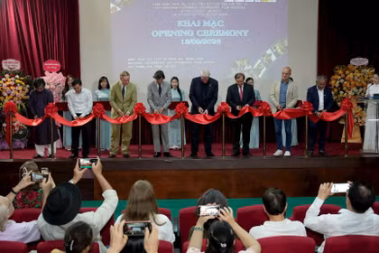 La 16e édition du Festival du film documentaire Europe-Vietnam s’est ouverte le 18 septembre à Hanoï. Photo : Comité d'organisation