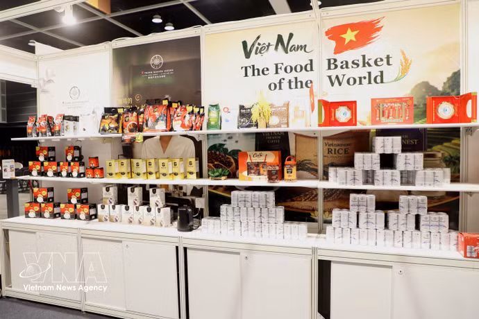 Le stand du Vietnam à la Foire annuelle de l’alimentation de la Région administrative spéciale de Hong Kong (Chine), en août 2026. Photo : VNA