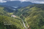 L'ouest de Da Nang bénéficie d'une vaste couverture forestière, mais les infrastructures routières y rencontrent encore de nombreux obstacles, ce qui entrave le transport des produits agricoles. Photo : VNA
