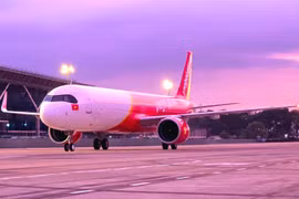 Photo: Un avion de Vietjet
