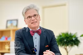 L’ambassadeur de Belgique au Vietnam, Pieter Leenknegt. Photo : VNA