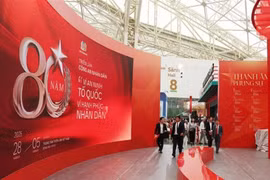 L’exposition “80 ans de marche pour l’Indépendance - la Liberté - le Bonheur” se tiendra au Centre national des expositions à Dông Anh, Hanoï. Photo : CTV/CVN