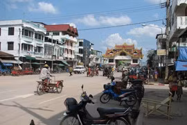 La ville de Myawaddy du Myanmar. Photo: VietnamPlus