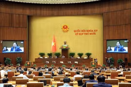 La 10ᵉ session de l'Assemblée nationale (15ᵉ législature). Photo: VNA