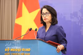 La porte-parole du ministère vietnamien des Affaires étrangères Pham Thu Hang. Photo: VNA