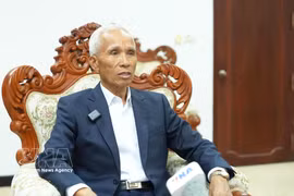 Khamphan Pheuiyavong, membre du Bureau politique et chef de la Commission centrale de la propagande et de la formation du Parti populaire révolutionnaire lao. Photo: VNA