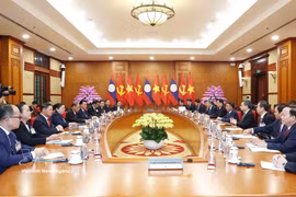 Panorama de l'entretien. Photo : VNA