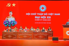 Le Présidium du Congrès. Photo : Vietnamplus
