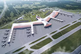 Vue de l'aéroport international de Phu Quoc. (Photo : Sun Group)
