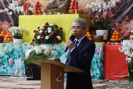 L’ambassadeur du Vietnam en Allemagne, Nguyen Dac Thanh, s'exprime lors de l'événement. Photo : VNA