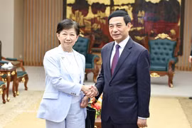 Le vice-PM Phan Van Giang reçoit la Secrétaire générale adjointe de l'ONU et Haute représentante pour les affaires de désarmement Izumi Nakamitsu. Photo : VNA