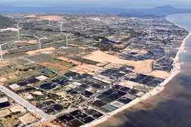 Vue du site de la centrale nucléaire de Ninh Thuan 1, dans la commune de Phuoc Dinh (Khanh Hoa). Photo : VNA