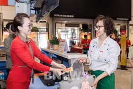Le déplacement des comptoirs d'enregistrement vise à répondre au besoin d'un accès plus pratique pour les passagers. Photo: Bnews