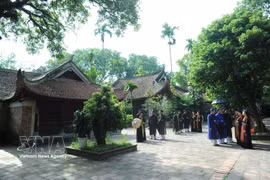 La pagode Vinh Nghiem fait partie du complexe de sites historiques et de paysages de Yen Tu - Vinh Nghiem - Con Son - Kiep Bac, inscrit au patrimoine mondial de l’UNESCO. Photo : VNA