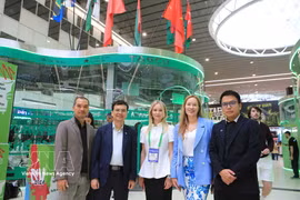 Des dirigeants du groupe TASCO assistent à la cérémonie d'ouverture du Startup Village 2026 à Moscou.