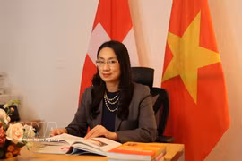 L’ambassadrice du Vietnam en Suisse, également accréditée auprès du Liechtenstein, Chau Mai Anh. Photo : VNA