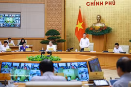 Le Premier ministre Le Minh Hung s'exprime. Photo: VNA