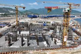 Un nouveau projet urbain est actuellement en construction dans le quartier de Nam Nha Trang, province de Khanh Hoa. Photo: VNA