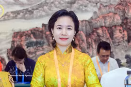La professeure-docteure Phan Thi Tra My, présidente de l’Association des entreprises vietnamiennes en Chine. Photo : VNA