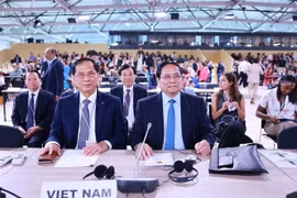 Le Premier ministre Pham Minh Chinh participe à l'ouverture de l'UNOC3. Photo: VNA