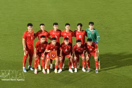 L'équipe nationale vietnamienne de football des moins de 23 ans (U23) décroche sa place en quarts de finale des ASIAD 2026. Photo : VNA