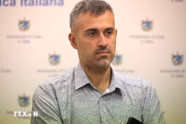 Giulio Chinappi, directeur régional Asie de la maison d'édition italienne Anteo Edizioni (Photo : VNA)