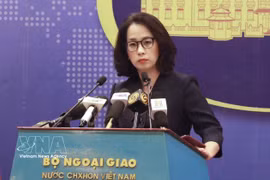 La porte-parole du ministère des Affaires étrangères, Pham Thu Hang. Photo : VNA