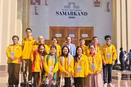 Le Vietnam se classe 12ème au classement général sur la base des résultats combinés des deux équipes (Photo : Fédération vietnamienne des échecs)