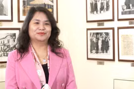 La docteure Nguyên Quynh Liên, membre du Présidium du Comité central du Front de la Patrie du Vietnam, cheffe du Département de la démocratie, de la supervision et de la critique sociale. Photo : VNA
