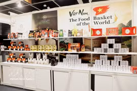 Le stand du Vietnam à la Foire annuelle de l’alimentation de la Région administrative spéciale de Hong Kong (Chine), en août 2026. Photo : VNA