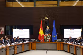 Le dirigeant To Lam appelle à concrétiser la coopération Vietnam-UE. Photo: VNA
