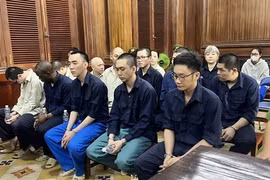 Des accusés. Photo : congan.com.vn