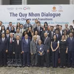 Délégués au Dialogue de Quy Nhon sur le climat et les transitions. Photo : VNA