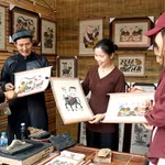 L’art des estampes populaires de Dông Hô fait partie des trésors des beaux-arts du Vietnam. Photo: baobacninhtv.vn