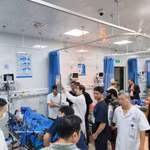 Les victimes de l’accident sont soignées à l'hôpital Hung Vuong Gia Lai. Photo: VNA