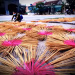 Produits d’encens naturel du village traditionnel de Bao Ân. Photo: suckhoedoisong.vn