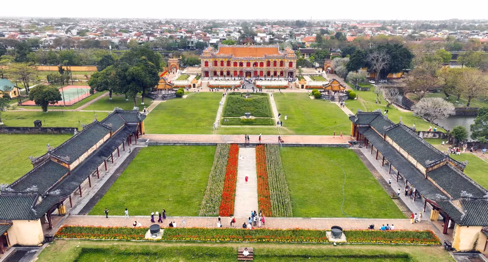 Au sein de la Cité impériale de Huê. Photo : Vu Sinh/VNA