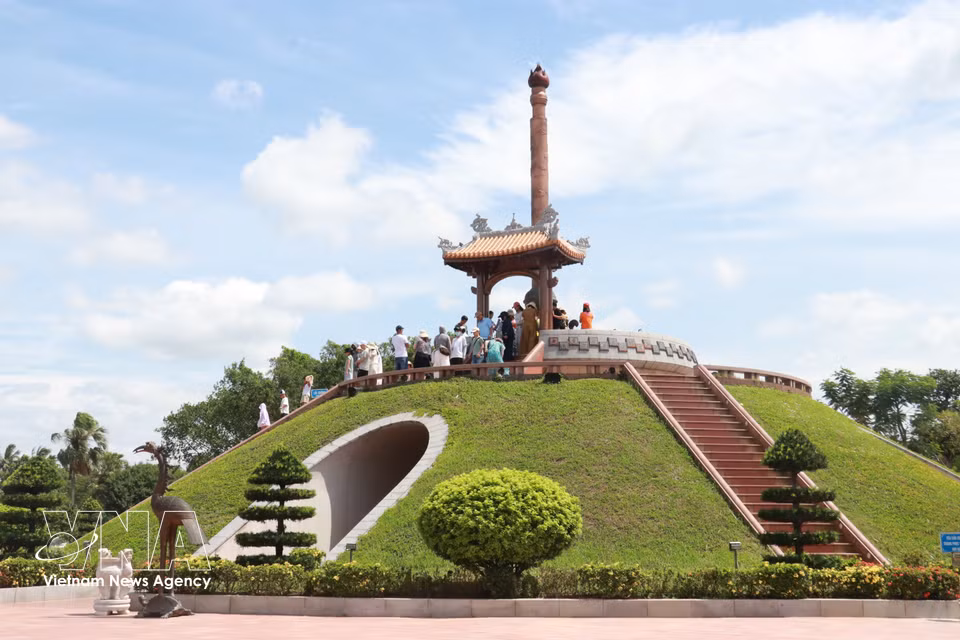 La Citadelle de Quang Tri, théâtre de la bataille historique des 81 jours et 81 nuits de 1972. Photo : VNA
