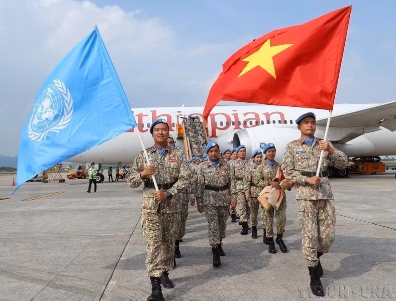 Le Vietnam, membre actif et responsable de la communauté internationale. En photo : cérémonie d’accueil de l’Unité du génie n° 2, de retour de la Force intérimaire de sécurité des Nations Unies pour Abyei (FISNUA), après avoir accompli avec succès sa mission, le 28 septembre 2024. Photo : VNA