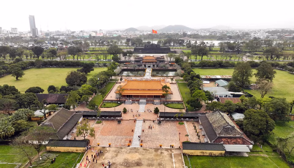 La Cité impériale est l'un des hauts lieux touristiques de Hue. Photo : Vu Sinh – VNA